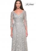 Picture of: Beautiful Lace A-line Mother of the Bride Dress in Navy, Style: 30031, Detail Picture 1