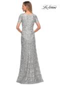 Picture of: Beautiful Lace Mother of the Bride Dress with Short Sleeves, Style: 29161, Detail Picture 6