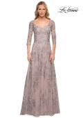 Picture of: Lace Mother of the Bride Dress with Full Skirt in Silver, Style: 30078, Main Picture
