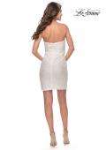Picture of: Sweetheart Strapless Dress with Ruffle Skirt in White, Style: 30932, Detail Picture 11