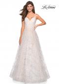 Picture of: Unique Sequin Prom Gown with Sweetheart Neckline in White Nude, Style: 27199, Main Picture