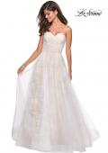 Picture of: Strapless Lace Ball Gown with Sweetheart Neckline in White Nude, Style: 27135, Detail Picture 2