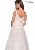 Picture of: Unique Sequin Prom Gown with Sweetheart Neckline in White Nude, Style: 27199, Detail Picture 4