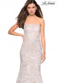 Picture of: Long Mermaid Lace Prom Dress with Beading in White Nude, Style: 27178, Detail Picture 5
