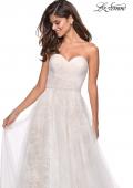 Picture of: Strapless Lace Ball Gown with Sweetheart Neckline in White Nude, Style: 27135, Detail Picture 6