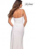 Picture of: Prom Dress with Side Cut Out and High Side Slit in White, Detail Picture 9