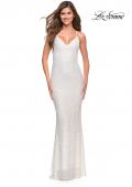 Picture of: Luxurious Soft Sequin Dress with V Neckline, Style: 30523, Detail Picture 12
