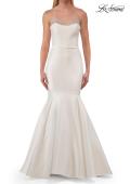 Picture of: Strapless Mermaid Gown with Lace-Trimmed Sweetheart Neckline in White, Style: 33438, Detail Picture 6