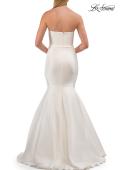Picture of: Strapless Mermaid Gown with Lace-Trimmed Sweetheart Neckline in White, Style: 33438, Detail Picture 7