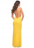 Picture of: Neon Simple Sequin Dress with Open Low Back, Style: 30617, Detail Picture 3