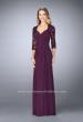 Picture of: Jersey Gown with Knot Detail and Lace Sleeves, Style: 23244, Detail Picture 13