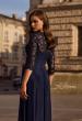 Picture of: Jersey Gown with Knot Detail and Lace Sleeves, Style: 23244, Detail Picture 2