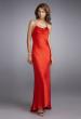Picture of: Cowl Neck Prom Dress with Sparkling Straps in Red, Style: 13186, Main Picture