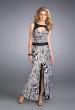 Picture of: Long Gown with Glittering Straps and Center Front Slit in Multi, Style: 13298, Main Picture