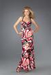 Picture of: Sweetheart Neck Prom Gown with Diamond Back Detail in Multi, Style: 13364, Main Picture