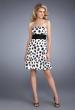 Picture of: Sequined Printed Cocktail Dress with Accented Waistband in Multi, Style: 13380, Main Picture