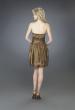 Picture of: Strapless Cocktail Dress with Sweetheart Neck and Pleats in Gold, Style: 14126, Back Picture