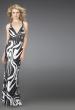 Picture of: Printed V Neck Prom Dress with Beaded Straps in Multi, Style: 14186, Main Picture