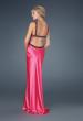 Picture of: Long Gown with Sweetheart Neckline and Open Back in Pink, Style: 14425, Back Picture