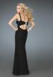 Picture of: Form Fitting Prom Gown with Sweetheart Neckline in Black, Style: 14555, Back Picture