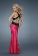 Picture of: Deep V Neck Prom Dress with Criss Cross Back in Pink, Style: 14660, Back Picture