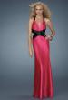 Picture of: Deep V Neck Prom Dress with Criss Cross Back in Pink, Style: 14660, Detail Picture 1