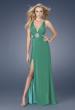 Picture of: Sexy Prom Dress with Side Cut Outs and Slit in Green, Style: 15015, Main Picture