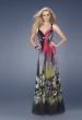 Picture of: Printed Prom Gown with Accent Beading in Multi, Style: 15057, Main Picture