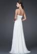 Picture of: Sweetheart Neckline with Ruched Bodice and Slit in White, Style: 15368, Back Picture