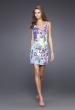 Picture of: Sequined Short Dress Criss Cross Back in Multi, Style: 15434, Main Picture