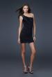 Picture of: Sultry One Shoulder Prom Dress with Beading in Black, Style: 15887, Detail Picture 1