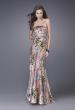 Picture of: Animal Print Mermaid Prom Gown with Flared Skirt in Multi, Style: 16000, Main Picture