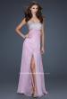 Picture of: Strapless Chiffon Gown with Beaded Bodice in WIsteria, Style: 16291, Detail Picture 3