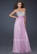 Picture of: Jewel Encrusted Prom Gown with A-line Skirt in Purple, Style: 16802, Detail Picture 12