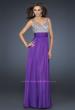 Picture of: Jewel Encrusted Prom Gown with A-line Skirt in Black, Style: 16802, Detail Picture 4