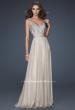 Picture of: Jewel Encrusted Prom Gown with A-line Skirt with Yellow, Style: 16802, Detail Picture 5
