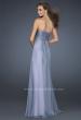 Picture of: Strapless Long Chiffon Prom Dress with Rhinestones in Silver, Style: 16970, Back Picture