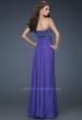 Picture of: Embellished Chiffon Prom Gown with Intricate Beading in Purple, Style: 18216, Back Picture
