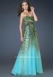 Picture of: Animal Print Ombre Dress with Sweetheart Neckline in Print, Style: 18293, Main Picture