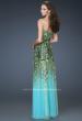 Picture of: Animal Print Ombre Dress with Sweetheart Neckline in Print, Style: 18293, Back Picture