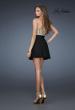 Picture of: Sweetheart Neckline Cocktail Dress with Beaded Bodice in Black, Style: 18445, Detail Picture 4