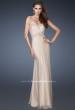 Picture of: Sweetheart Neckline Chiffon Prom Dress with Beading in Nude, Style: 18542, Back Picture