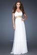 Picture of: Strapless Sweetheart Dress with Intricate Beaded Waist in White, Style: 18794, Main Picture