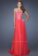 Picture of: Long Sweetheart Neckline Prom Gown with Rhinestones in Pink, Style: 19856, Main Picture