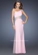 Picture of: Long Prom Dress with Jewel and Beaded Embellishments in Pink, Style: 19867, Detail Picture 1