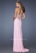 Picture of: Strapless Jersey Prom Dress with Low V Back in Pink, Style: 19869, Back Picture