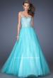 Picture of: Ball Gown with Full Tulle Skirt and Sweetheart Neckline in Blue, Style: 19940, Main Picture