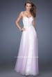 Picture of: Strapless Sweetheart Prom Dress with Lice Lining and Tulle in Pink, Style: 19967, Main Picture