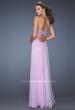 Picture of: Strapless Prom Gown with Empire Waist and Jewels in Purple, Style: 20042, Back Picture