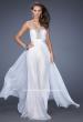 Picture of: Strapless Prom Gown with Lace and Sweetheart Neckline in White, Style: 20115, Main Picture